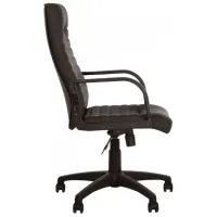 Fotoliu de birou AG Orman KD Piele artificială/ Black photo 5