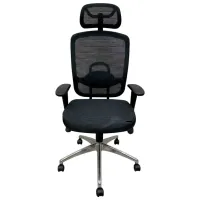 Офисное кресло AG Ergo Style 800S HB Акриловая сетка/ Черный photo 2