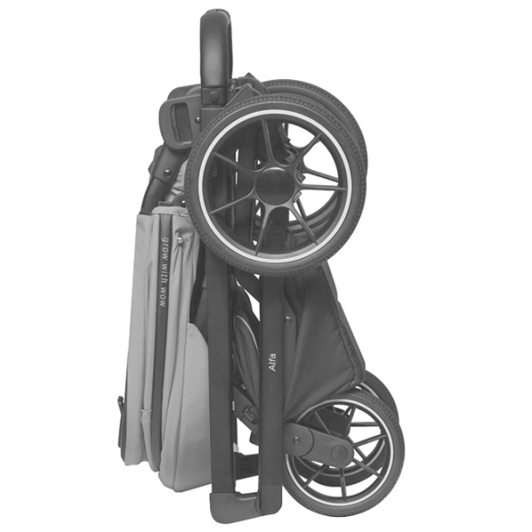 Cărucior pentru copil Carrello Alfa 2 in 1 (E88) 466-001/ Light Gray photo 5