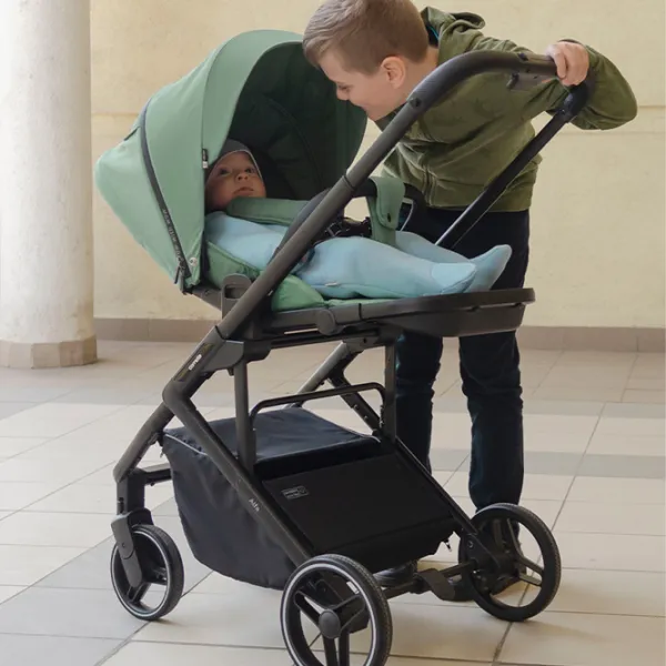 Cărucior pentru copil Carrello Alfa 2 in 1 (E88) 466-001/ Light Gray photo 6