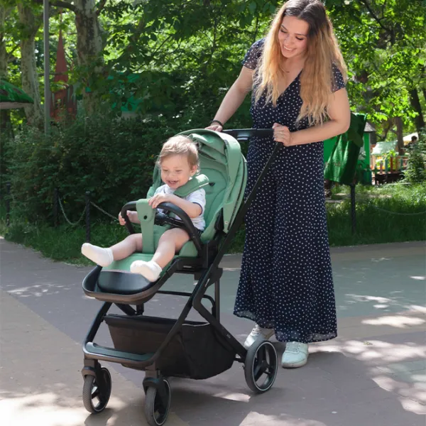 Cărucior pentru copil Carrello Alfa 2 in 1 (E88) 466-001/ Light Gray photo 7