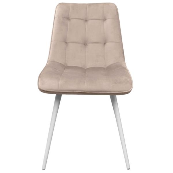 Scaun de bucătărie DecoPrim Capella Stofă/ Beige White photo 3