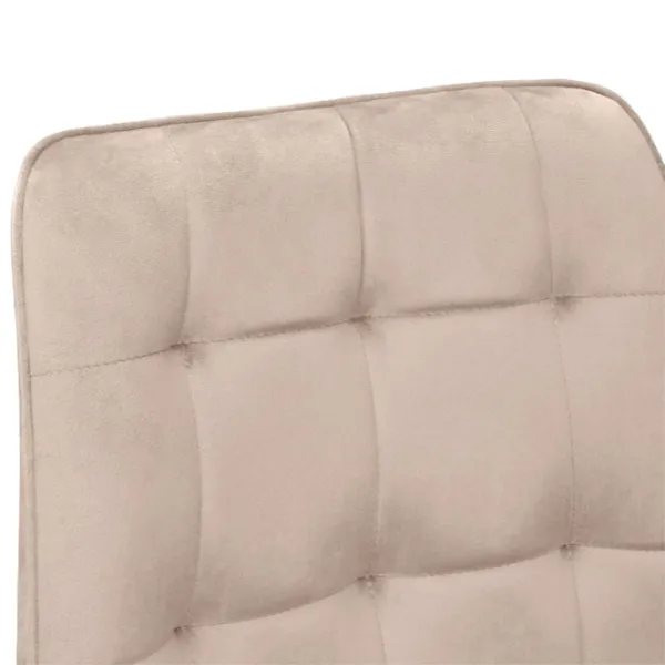 Scaun de bucătărie DecoPrim Capella Stofă/ Beige White photo 5