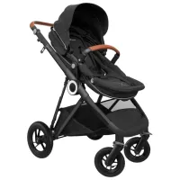 Cărucior pentru copil BabyGo Halime Air 503-001/ Black photo 2