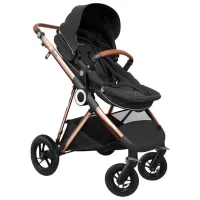 Cărucior pentru copil BabyGo Halime Air 503-002/ Black photo 2