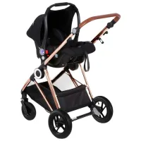 Cărucior pentru copil BabyGo Halime Air 503-002/ Black photo 3