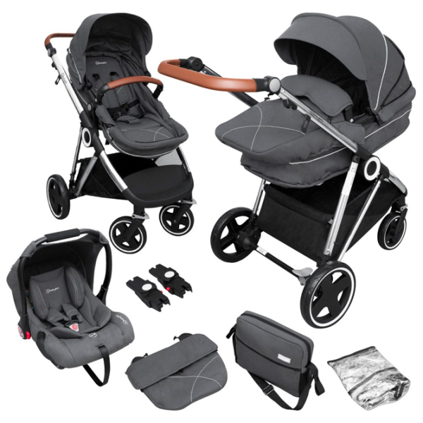 Cărucior pentru copil BabyGo Halime 504-002/ Gray photo 9