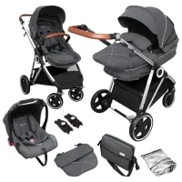 Cărucior pentru copil BabyGo Halime 504-002/ Gray photo 9