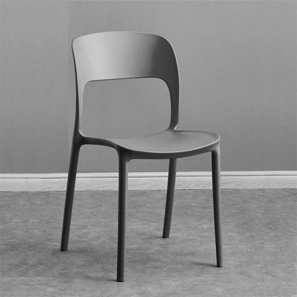 Scaun de bucătărie DecoPrim Vigo Plastic/ Dark Gray photo 5 Scaun de bucătărie DecoPrim Vigo Plastic/ Dark Gray photo 5