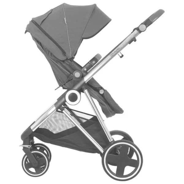 Cărucior pentru copil BabyGo Halime 504-001/ Gray photo 5