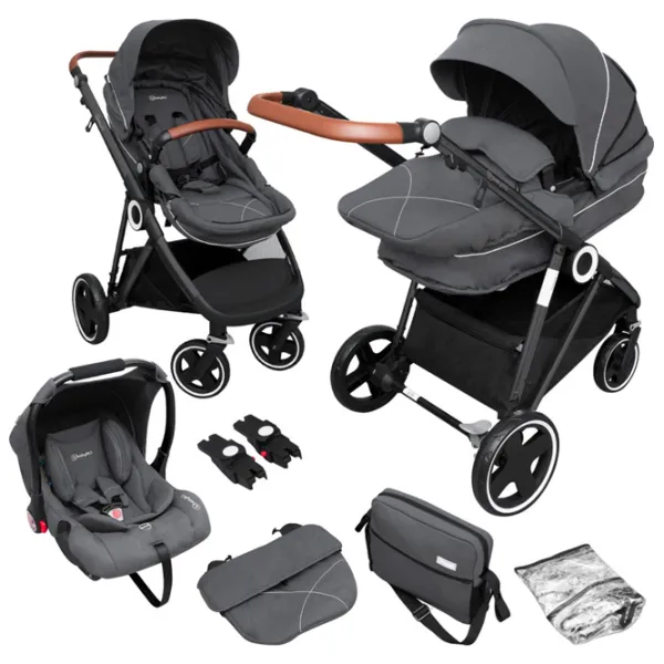 Cărucior pentru copil BabyGo Halime 504-001/ Gray photo 9