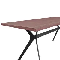 Masă de bucătărie DecoPrim Mira MDF/ Brown photo 4