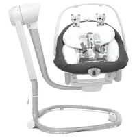 Leagăn pentru bebeluși Joie Serina 2 in 1 (540-004) 9 kg/ Dark Gray photo 3