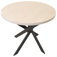 Masă de bucătărie DecoPrim Torino Rondo PAL/ Beige photo 2