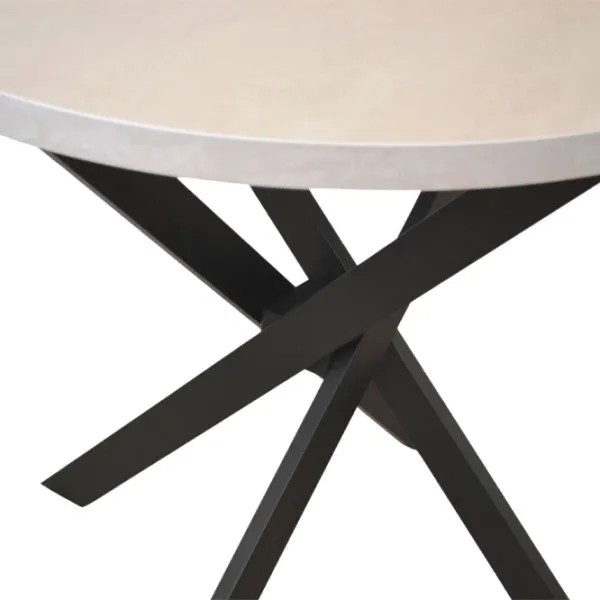 Masă de bucătărie DecoPrim Torino Rondo PAL/ Beige photo 4