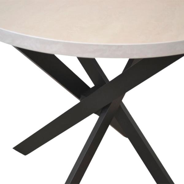 Masă de bucătărie DecoPrim Torino Rondo PAL/ Beige photo 4