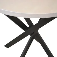Masă de bucătărie DecoPrim Torino Rondo PAL/ Beige photo 4