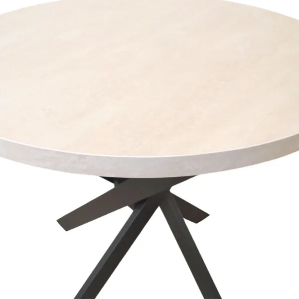 Masă de bucătărie DecoPrim Torino Rondo PAL/ Beige photo 5