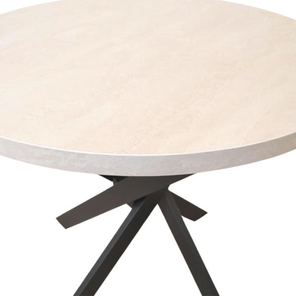 Masă de bucătărie DecoPrim Torino Rondo PAL/ Beige photo 5