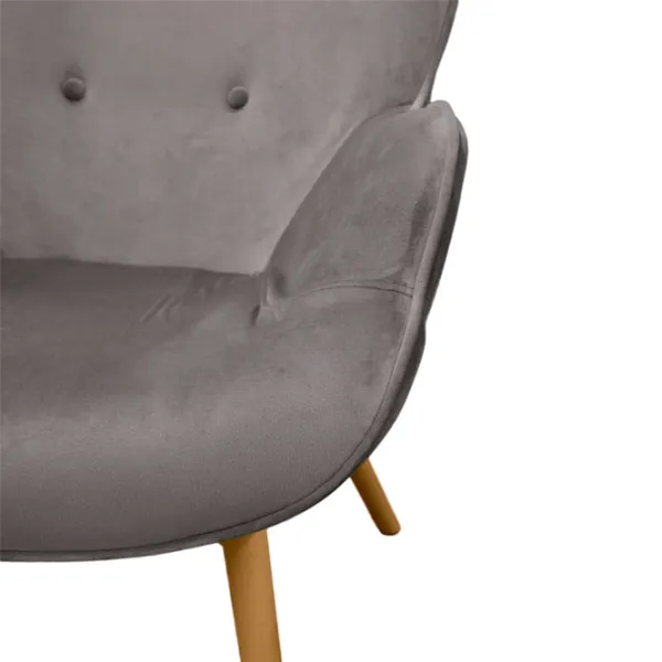 Fotoliu living DecoPrim Leonard Dark Gray photo 3 Fotoliu living DecoPrim Leonard Dark Gray photo 3