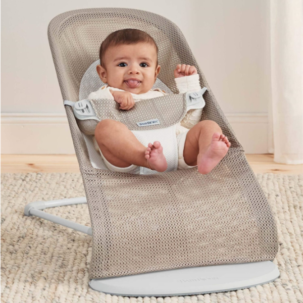 Leagăn pentru bebeluși BabyBjorn Balance Soft Mesh (481-002) 13 kg/ Beige photo 7