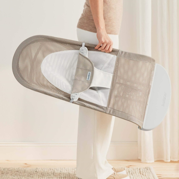 Leagăn pentru bebeluși BabyBjorn Balance Soft Mesh (481-002) 13 kg/ Beige photo 8