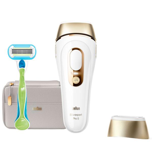 Эпилятор Braun PL5054 Silk-expert Pro 5 Сухая/ Влажная/ Золотой Белый photo 2