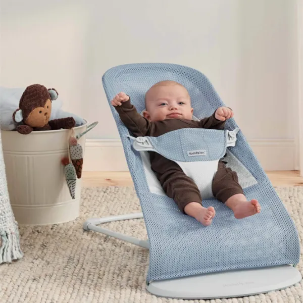 Детские качели BabyBjorn Balance Soft Mesh (481-005) 13 кг/ Синий photo 7