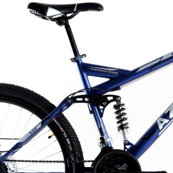 Bicicletă Azimut Race 29" 19" Oțel/ Blue White photo 2 Bicicletă Azimut Race 29" 19" Oțel/ Blue White photo 2