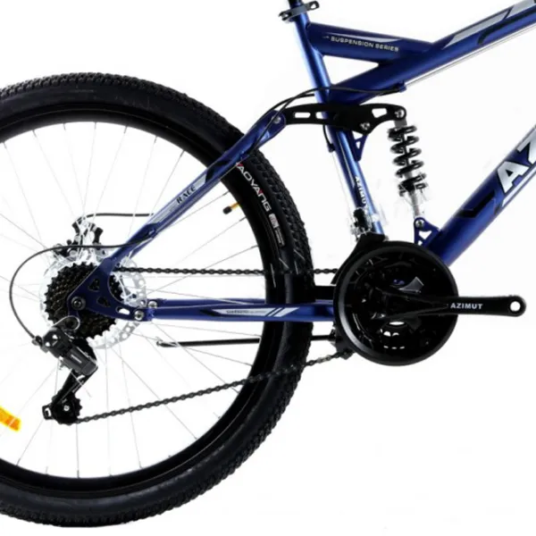 Bicicletă Azimut Race 29" 19" Oțel/ Blue White photo 5 Bicicletă Azimut Race 29" 19" Oțel/ Blue White photo 5