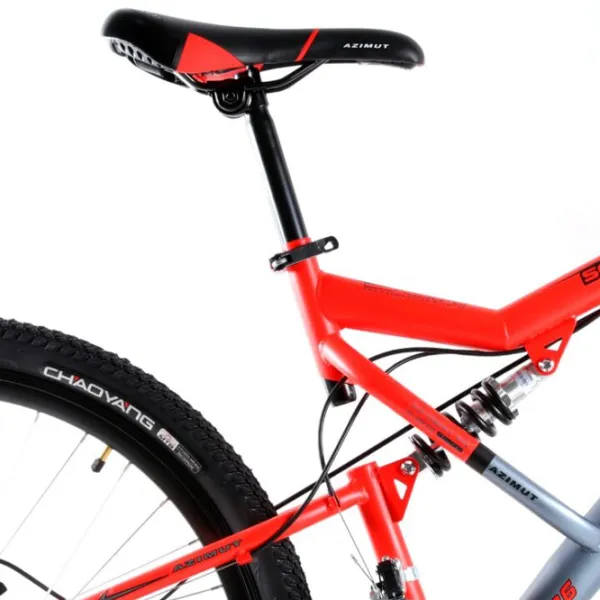 Bicicletă Azimut Scorpion 29" 19" Oțel/ Red Gray photo 5