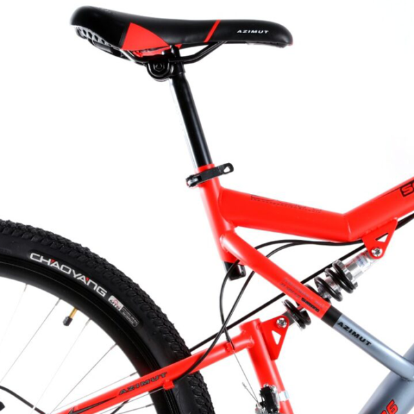Bicicletă Azimut Scorpion 29" 19" Oțel/ Red Gray photo 5