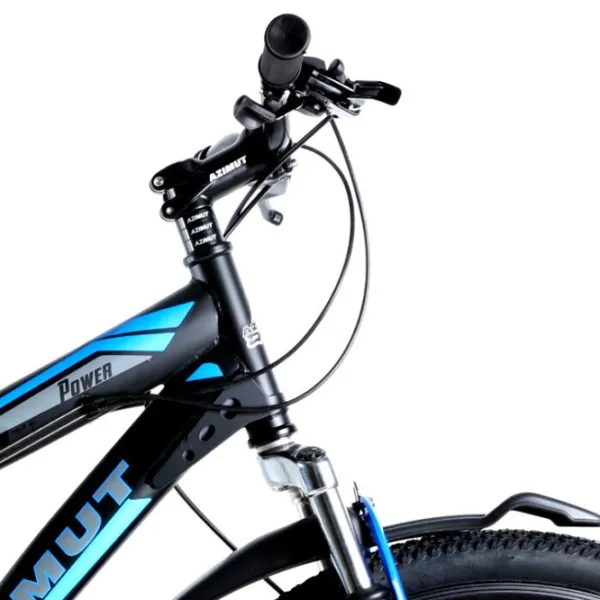 Bicicletă Azimut Power 26" 19" Oțel/ Black Blue photo 2 Bicicletă Azimut Power 26" 19" Oțel/ Black Blue photo 2