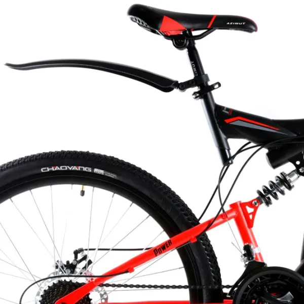 Bicicletă Azimut Power 26" 19" Oțel/ Black Red photo 5 Bicicletă Azimut Power 26" 19" Oțel/ Black Red photo 5