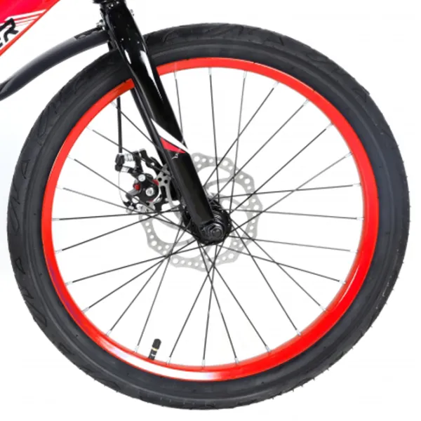 Bicicletă Crosser Hunter 20" Aliaj de magneziu/ Red Black photo 3 Bicicletă Crosser Hunter 20" Aliaj de magneziu/ Red Black photo 3
