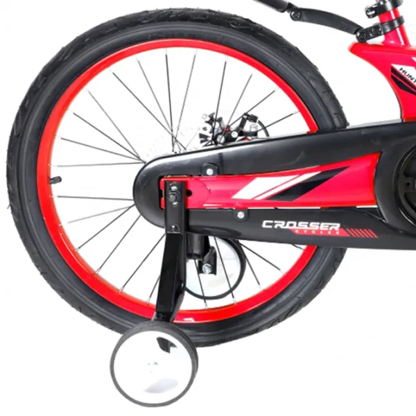 Bicicletă Crosser Hunter 20" Aliaj de magneziu/ Red Black photo 4 Bicicletă Crosser Hunter 20" Aliaj de magneziu/ Red Black photo 4