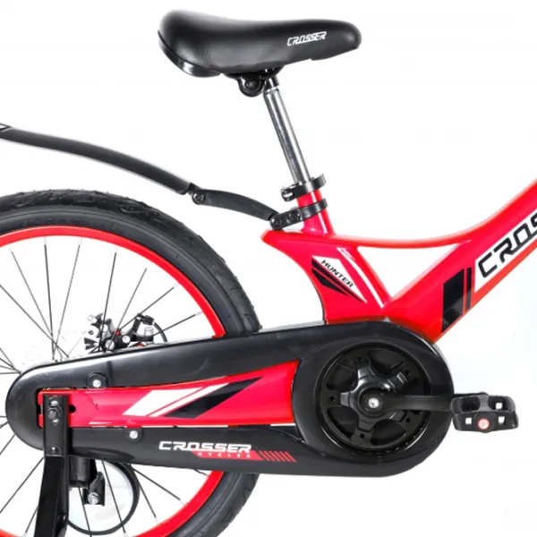 Bicicletă Crosser Hunter 20" Aliaj de magneziu/ Red Black photo 5 Bicicletă Crosser Hunter 20" Aliaj de magneziu/ Red Black photo 5