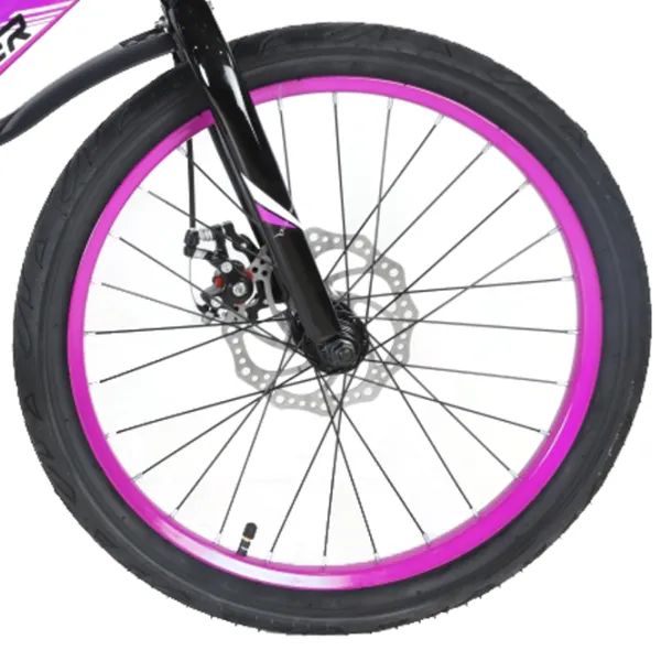 Bicicletă Crosser Hunter 20" Aliaj de magneziu/ Violet Black photo 3 Bicicletă Crosser Hunter 20" Aliaj de magneziu/ Violet Black photo 3