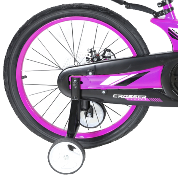 Bicicletă Crosser Hunter 20" Aliaj de magneziu/ Violet Black photo 4 Bicicletă Crosser Hunter 20" Aliaj de magneziu/ Violet Black photo 4