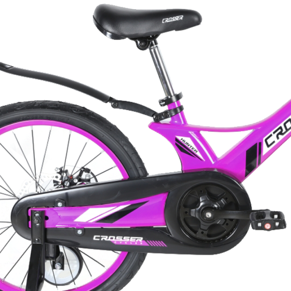Bicicletă Crosser Hunter 20" Aliaj de magneziu/ Violet Black photo 5 Bicicletă Crosser Hunter 20" Aliaj de magneziu/ Violet Black photo 5