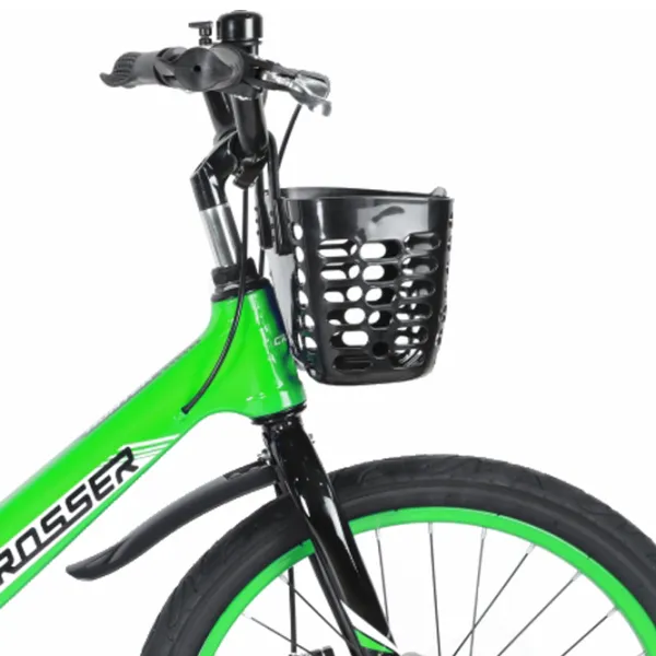 Bicicletă Crosser Hunter 20" Aliaj de magneziu/ Green Black photo 2 Bicicletă Crosser Hunter 20" Aliaj de magneziu/ Green Black photo 2