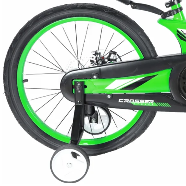 Bicicletă Crosser Hunter 20" Aliaj de magneziu/ Green Black photo 4 Bicicletă Crosser Hunter 20" Aliaj de magneziu/ Green Black photo 4