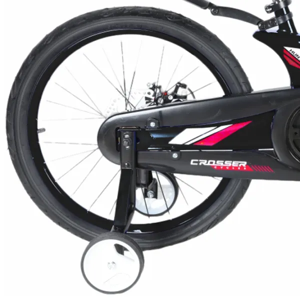 Велосипед Crosser Hunter 20" Магниевый сплав/ Черный Красный photo 4