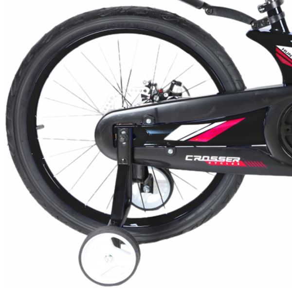 Велосипед Crosser Hunter 20" Магниевый сплав/ Черный Красный photo 4