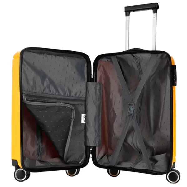 Valiză CCS 5225 Set 105l/ Yellow photo 6