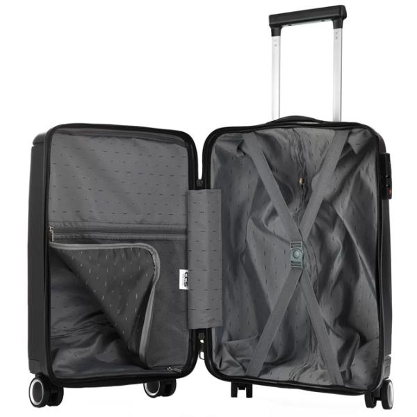 Чемодан CCS 5225 Set 105л/ Черный photo 6