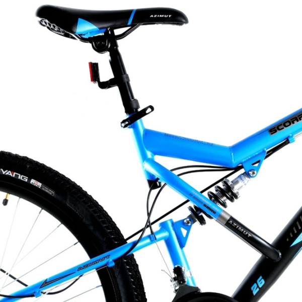 Bicicletă Azimut Scorpion 29" 19" Oțel/ Black Blue photo 5 Bicicletă Azimut Scorpion 29" 19" Oțel/ Black Blue photo 5