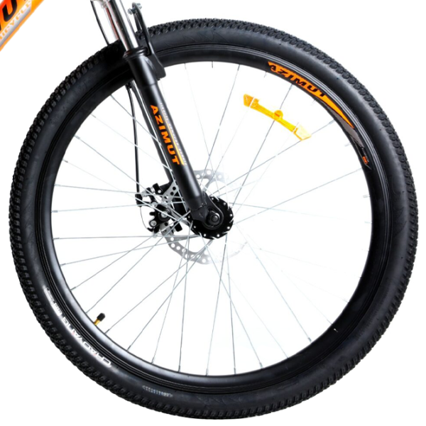 Bicicletă Azimut Scorpion 26" 19" Oțel/ Black Orange photo 2