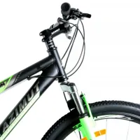 Bicicletă Azimut Scorpion 26" 19" Oțel/ Black Green photo 2