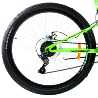 Bicicletă Azimut Scorpion 26" 19" Oțel/ Black Green photo 4